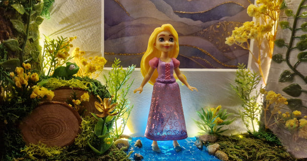 Raiponce au pied de sa tour